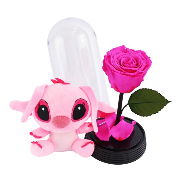 A Bela Rosa Encantada Pink e Angel 12cm