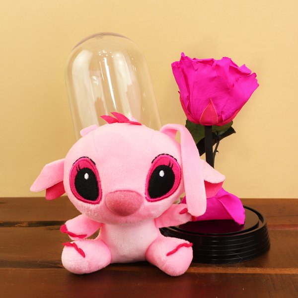 A Bela Rosa Encantada Pink e Angel 12cm