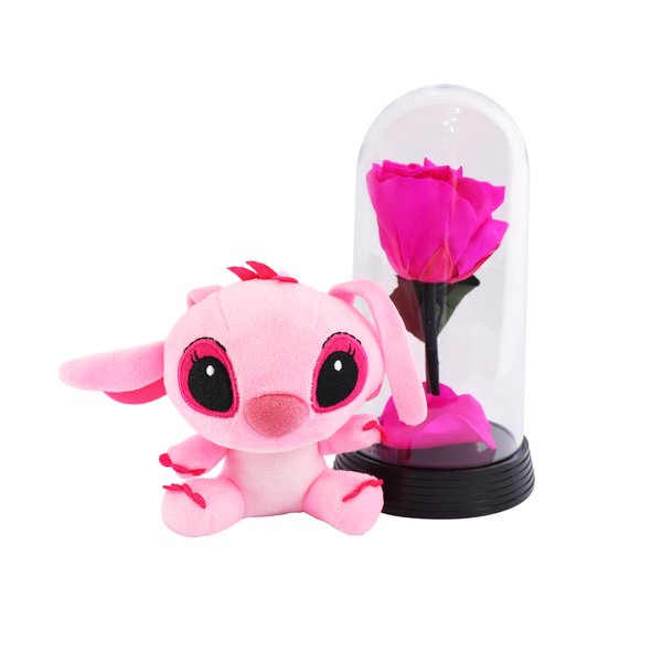 A Bela Rosa Encantada Pink e Angel 12cm