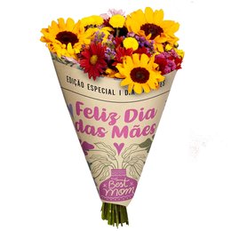 Imagem de Buquê Mix de Flores Mãe Feliz