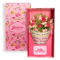 Buquê Maravilha de Rosas Pink no Box Mãe Te Amo