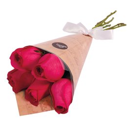 Imagem de Buquê Partitura de Rosas Nacionais Pink