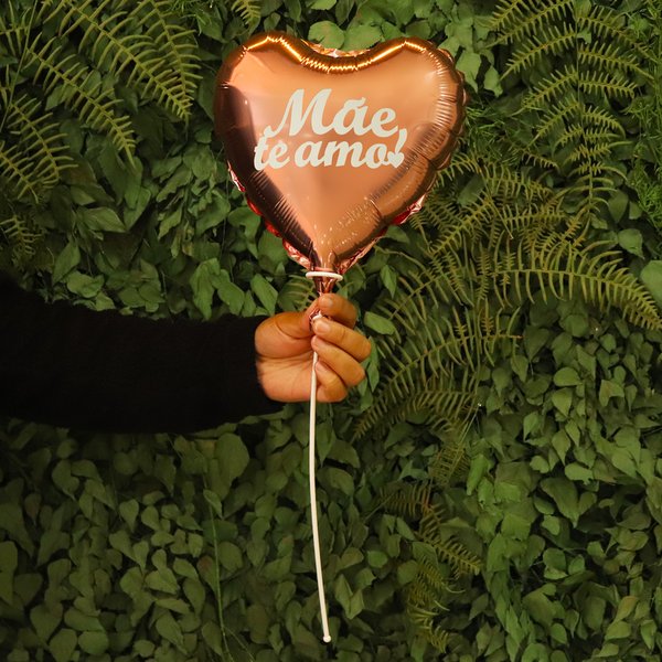 Balão Coração Mae te Amo