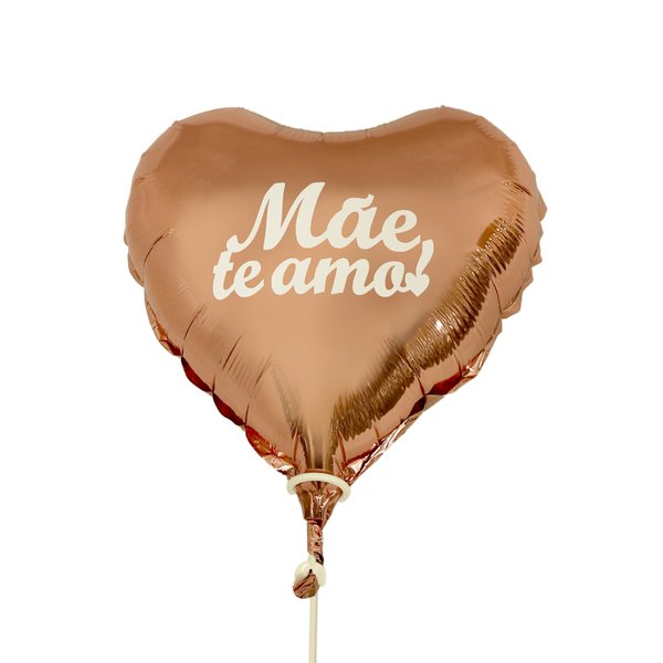 Balão Coração Mae te Amo