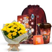 Mini Margaridinha Amarela com Kit Teens Cafe com Deus Pai