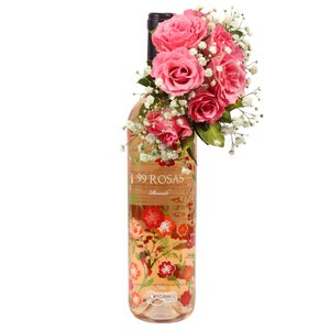 Imagem de Vinho Rosé Espanhol 99 Rosas Punctum 750ml - Drinks e Flores