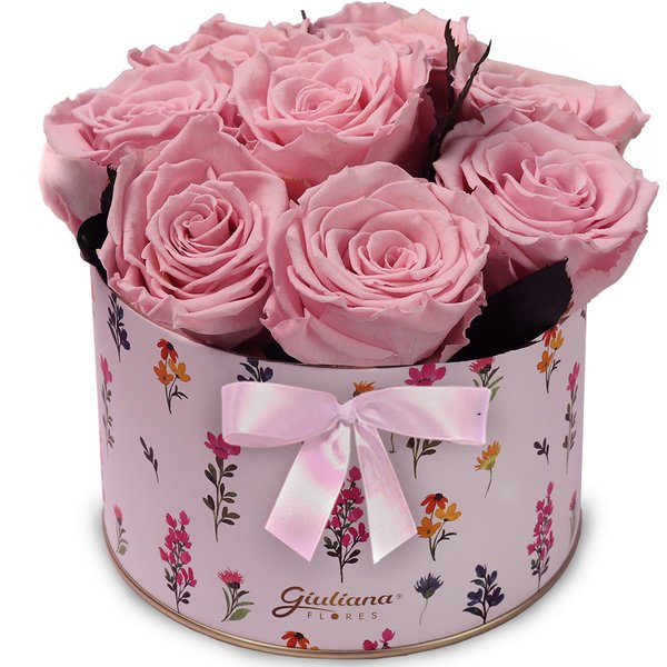 Lindas Rosas Encantadas Cor de Rosa no Box