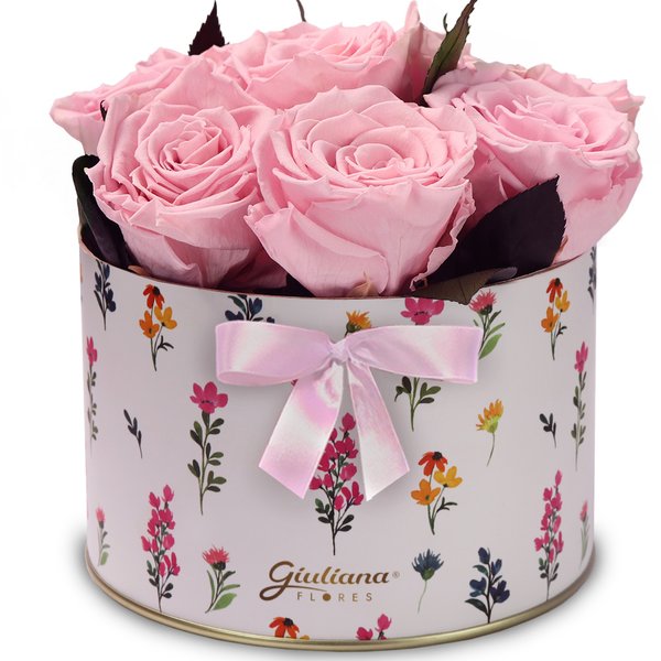 Lindas Rosas Encantadas Cor de Rosa no Box