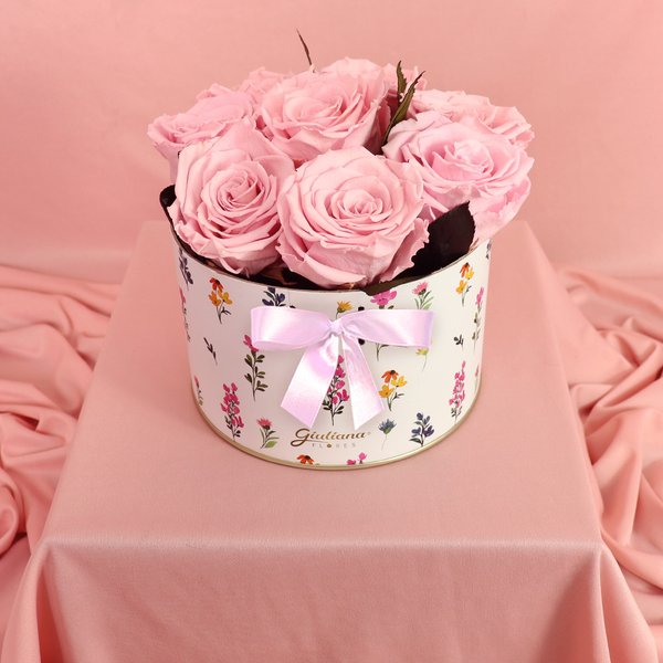 Lindas Rosas Encantadas Cor de Rosa no Box