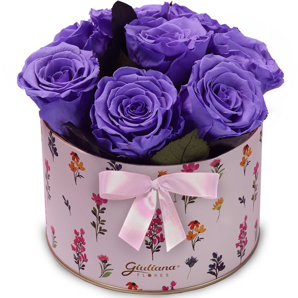 Lindas Rosas Encantadas Lilás no Box