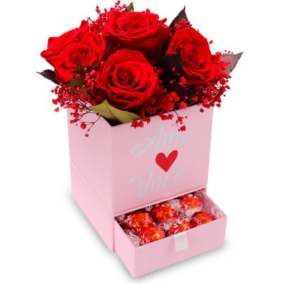 Box Amo Você e Rosas Encantadas