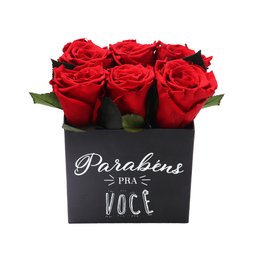 Imagem de Rosas Encantadas e Parabéns pra Você