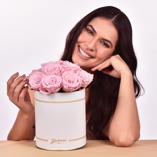 Rosas Encantadas Cor de Rosa Garbo