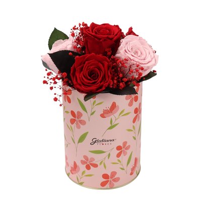 Box Flores com Rosas Encantadas Coloridas