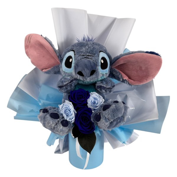 Charmosas Rosas Encantadas e Stitch