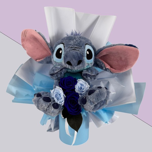 Charmosas Rosas Encantadas e Stitch