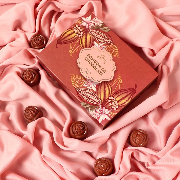 Caixa de Bombom de Chocolate - Giuliana Flores