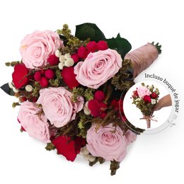 Imagem de Buquê de Noiva Encantada Cor Rosa Bodas