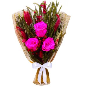 Imagem de Célebre Buquê de Rosas Encantadas Pink