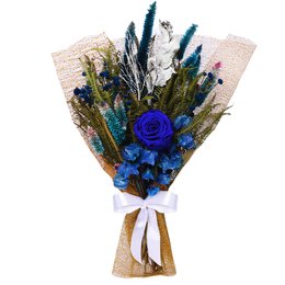 Imagem de Buquê de Rosa Encantada Azul Singular