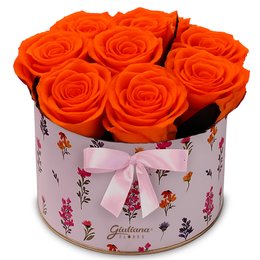 Imagem de Lindas Rosas Encantadas Laranja no Box