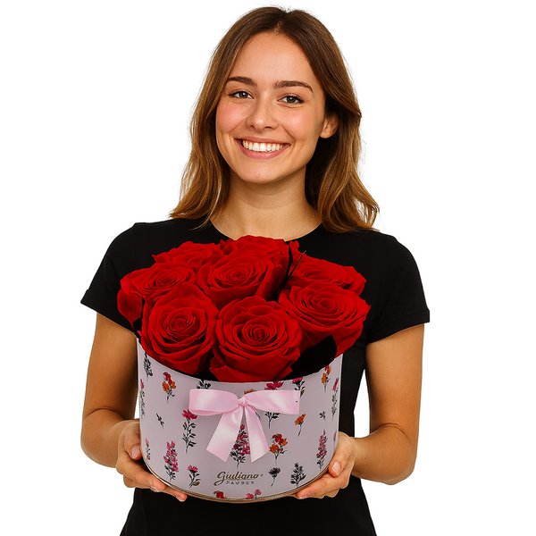 Lindas Rosas Encantadas Vermelha no Box