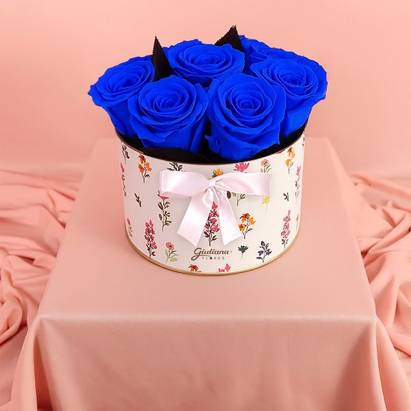 Lindas Rosas Encantadas Azul no Box