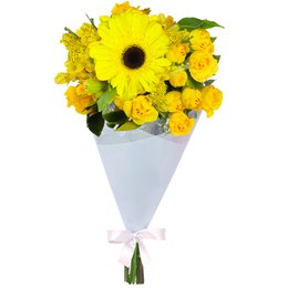 Imagem de Buquê de Flores Amarelas Ternura