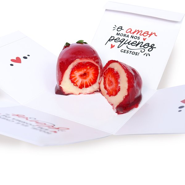 Box Surpresa com Morango do Amor