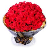 Buquê Virginia com Rosas Colombianas