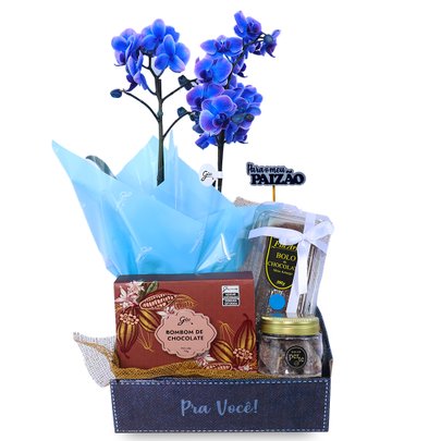 Cesta Encanto Azul para o Papai