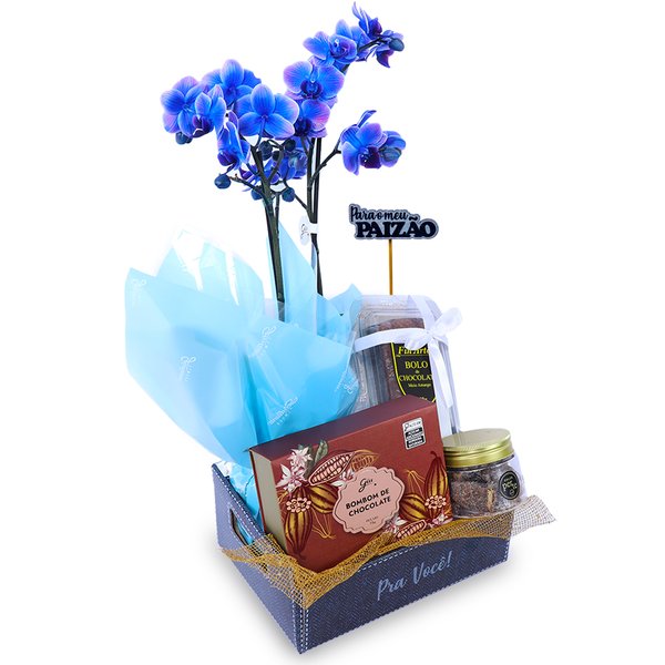 Cesta Encanto Azul para o Papai