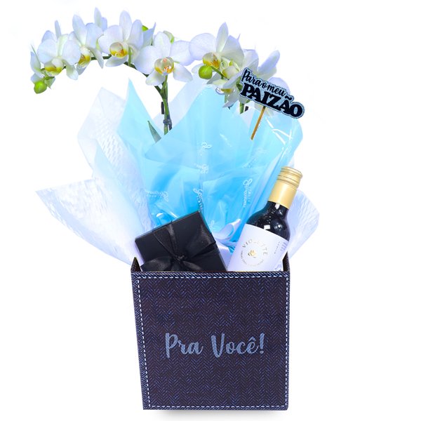 Box Elegância Branca para o Pai