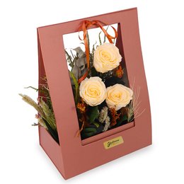 Imagem de Sensação Bag com Rosas Champanhe Encantadas