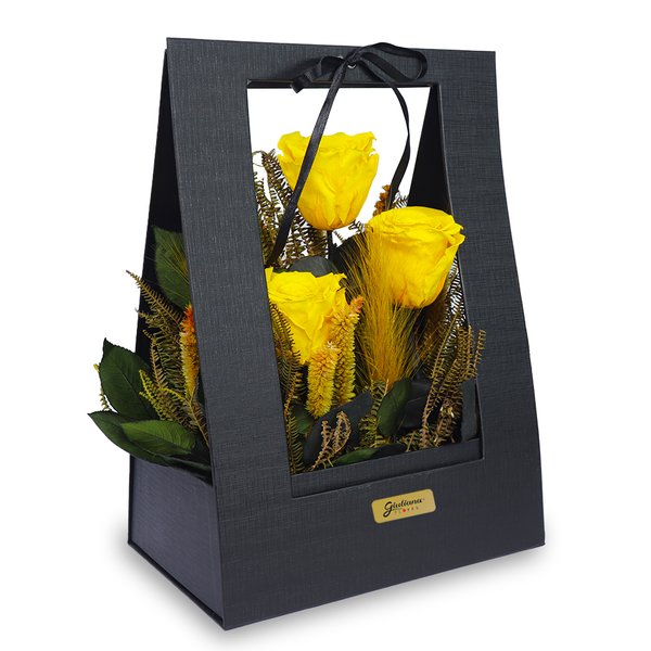 Sensação Bag com Rosas Amarelas Encantadas
