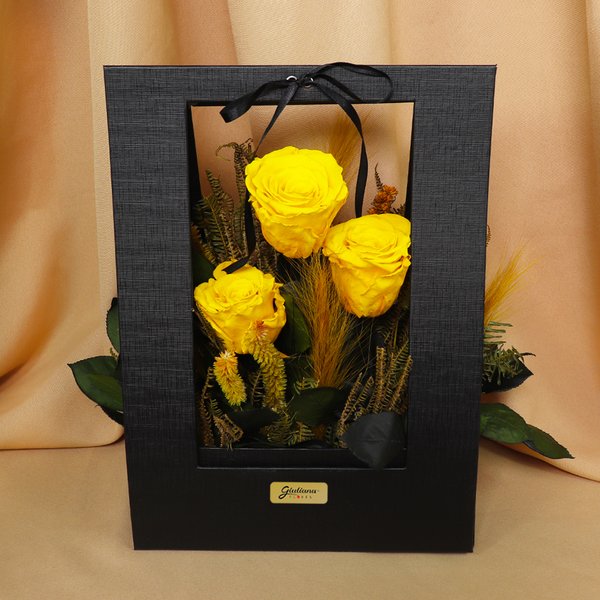 Sensação Bag com Rosas Amarelas Encantadas