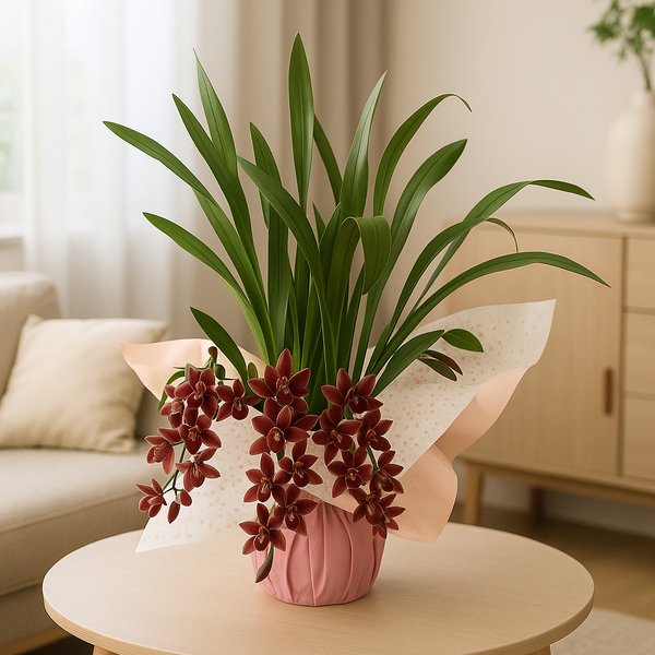 Orquídea Cymbidium Pendente