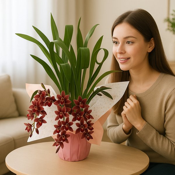 Orquídea Cymbidium Pendente