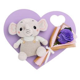 Imagem de Mimos do Coração Elefante de Pelúcia