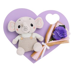 Imagem de Mimos do Coração Elefante de Pelúcia