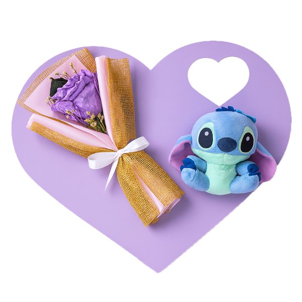Mimos do Coração Pelúcia Stitch 12cm