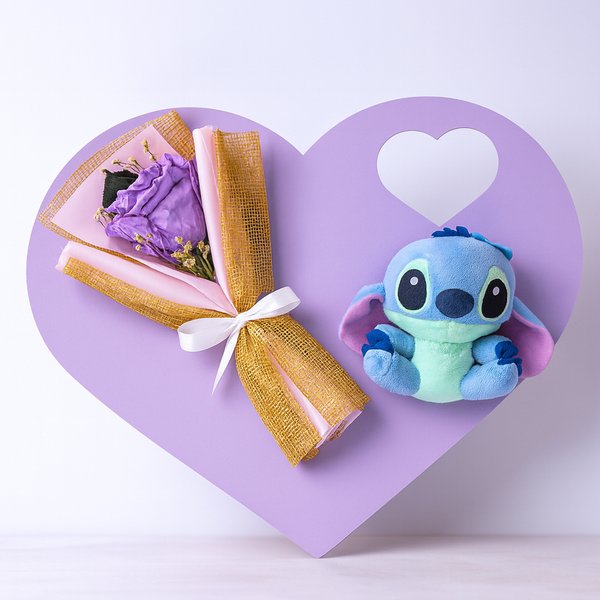 Mimos do Coração Pelúcia Stitch 12cm