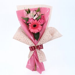 Imagem de Mini Buquê Flor da Estação Cor de Rosa