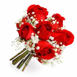 Imagem de Buquê Inspiração com 6 Rosas Vermelhas
