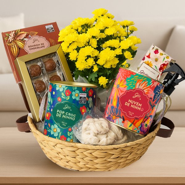 Cesta Aromas e Sabores - Giuliana Flores
