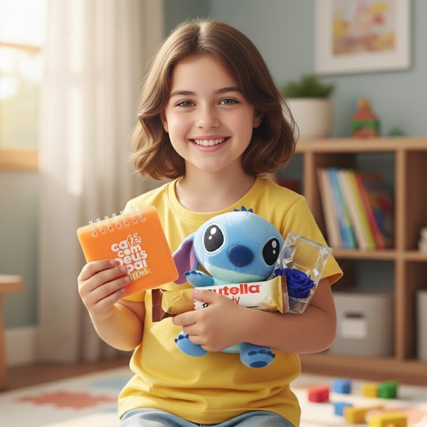 Kit Carinho da Stitch e Café com Deus Pai Teens
