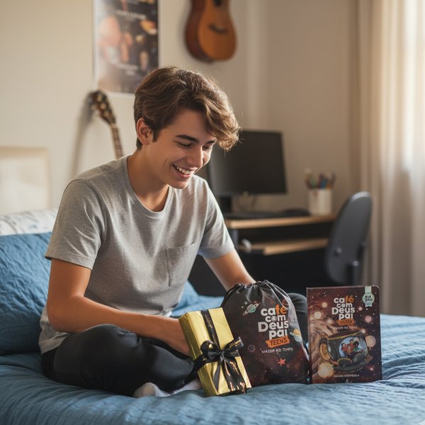 Café com Deus Pai Teens e Caixa de Bombons