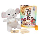 Pelúcia Elefante e Café com Deus Pai Kids