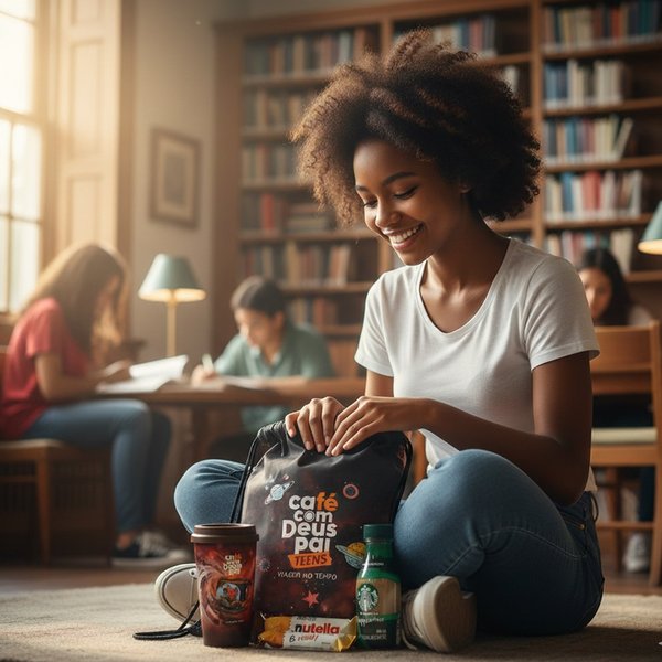 Café com Deus Pai Teens e Frappuccino Classic Starbucks