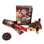 Cachorro Dengoso com Chocolates e Café com Deus Pai Teens